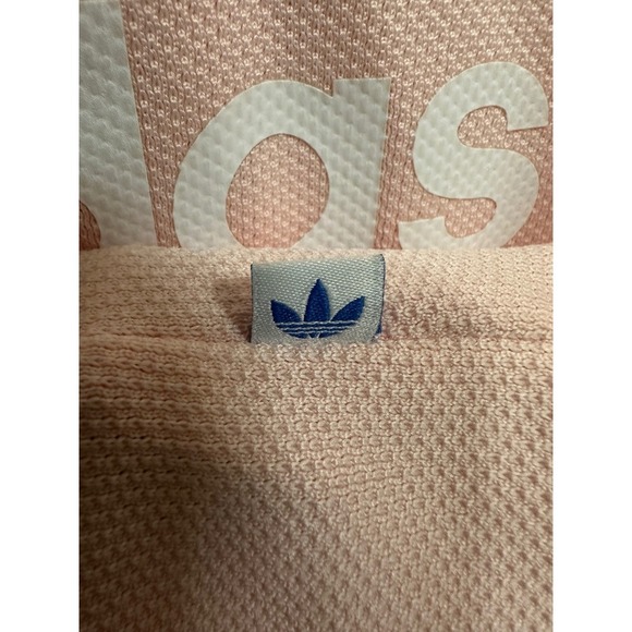 Adidas Baby Icy Pink Trefoil Women's Shirt Jersey Dress Size Large - Picture 5 of 7